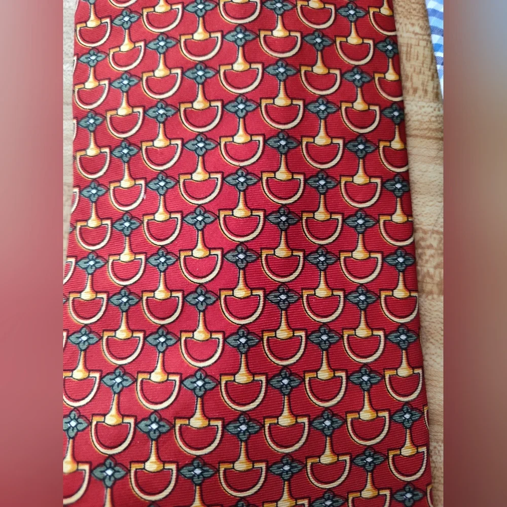 Set Of 3 Ties Nautical Knots Gucci And Brooks Brothers Excellent Unworn Cond